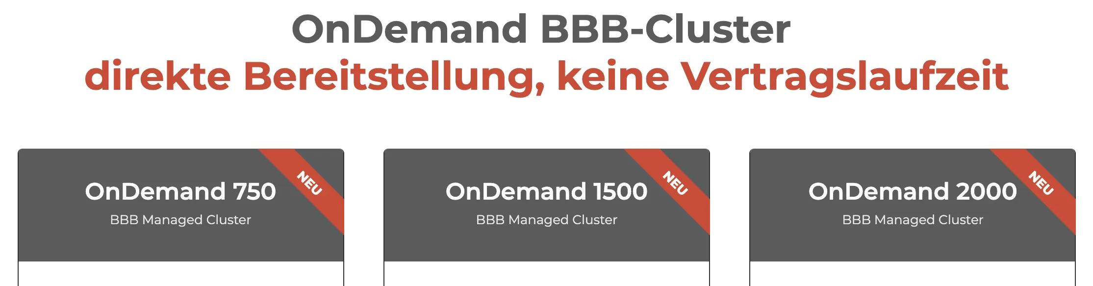BBB OnDemand Cluster